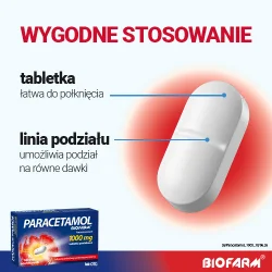 #4 – Paracetamol Biofarm 1000mg x 10 tabletek powlekanych