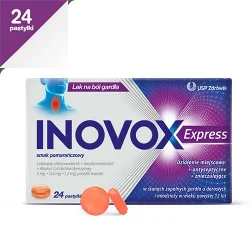 Miniaturka artykułu - #0 Inovox Express smak pomarańczowy, 24 pastylki