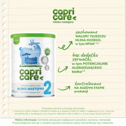 #2 – Capricare 2 Mleko następne powyżej 6 miesiąca życia, 400 g