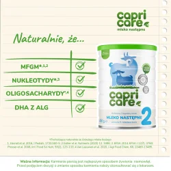 #3 – Capricare 2 Mleko następne powyżej 6 miesiąca życia, 400 g