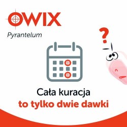 Zdjęcie produktu - #2 Pyrantelum Owix - Lek na owsiki dla dzieci w zawiesinie, 15 ml 