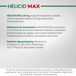 Zdjęcie produktu - #7 Helicid 10 mg - 14 kapsułek - Lek na zgagę