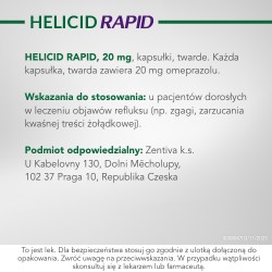 Zdjęcie produktu - #8 Helicid 10 mg - 14 kapsułek - Lek na zgagę