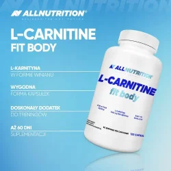Miniaturka artykułu - #0 ALLNUTRITION L-Carnitine Fit Body -120kapsułek