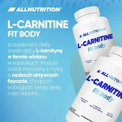 Miniaturka artykułu - #1 ALLNUTRITION L-Carnitine Fit Body -120kapsułek