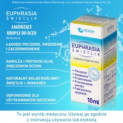 Zdjęcie produktu - #0 Euphrasia Świetlik Łagodzące krople do oczu, 10 ml