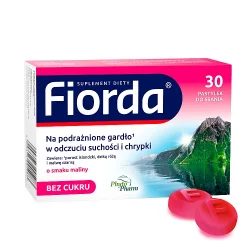 Miniaturka artykułu - #0 Fiorda o smaku malinowym, 30 pastylek