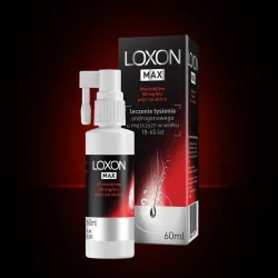 Miniaturka artykułu - #0 LOXON MAX 5% płyn przeciw wypadaniu włos&oacute;w - 60 ml
