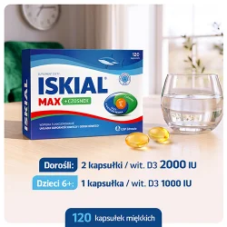 Miniaturka artykułu - #1 Iskial Immuno Max + czosnek, 120 kaps.
