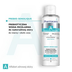 Zdjęcie produktu - #0 PHARMACERIS A Prebiotyczna woda micelarna do nadwrażliwej sk&oacute;ry twarzy i okolic oczu, 200ml