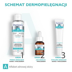 Zdjęcie produktu - #5 PHARMACERIS A Prebiotyczna woda micelarna do nadwrażliwej sk&oacute;ry twarzy i okolic oczu, 200ml