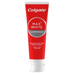 Zdjęcie produktu - #1 Colgate Max White Luminous Wybielająca pasta do zęb&oacute;w z fluorem, 75 ml
