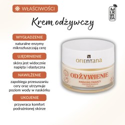 Zdjęcie produktu - #0 Orientana Naturalny odżywczy krem do twarzy Ashwagandha i Papaja, 40 ml
