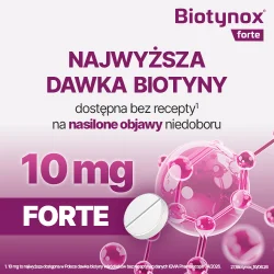 Miniaturka artykułu - #0 Biotynox Forte  Lek z biotyną 10 mg - 30 tabl.