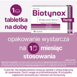 #3 – Biotynox Forte  Lek z biotyną 10 mg - 30 tabl.