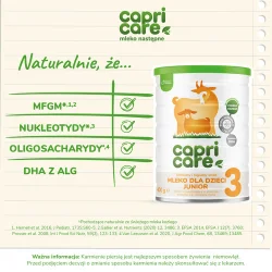 #3 – Capricare 3 Mleko dla dzieci Junior powyżej 12. miesiąca życia, 400 g