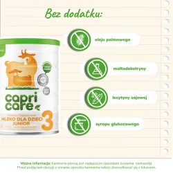 #5 – Capricare 3 Mleko dla dzieci Junior powyżej 12. miesiąca życia, 400 g