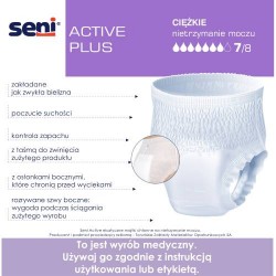 Zdjęcie produktu - #3 SENI ACTIVE Plus S, 10szt. - Elastyczne majtki chłonne