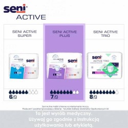 Zdjęcie produktu - #4 SENI ACTIVE Plus S, 10szt. - Elastyczne majtki chłonne
