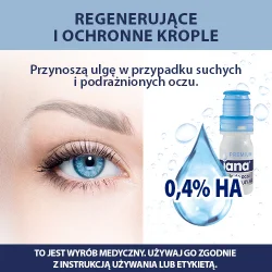 Miniaturka artykułu - #0 Iana Premium nawilżające krople do oczu, 10 ml