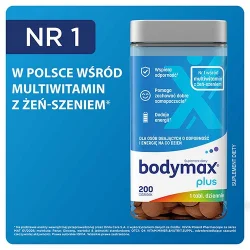 Miniaturka artykułu - #0 Bodymax Plus z lecytyną, 200 tabl.