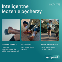 Zdjęcie produktu - #2 Compeed Plastry na pęcherze na piętach dla aktywnych średnie, 5 szt.