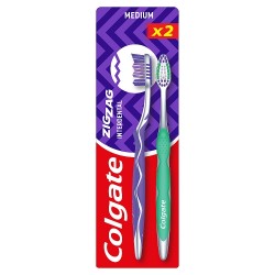 Zdjęcie produktu - #2 Colgate ZigZag Szczoteczka do zęb&oacute;w średnia, 2 szt.