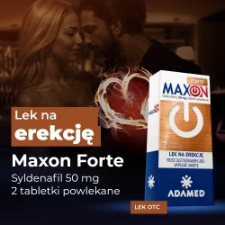 Miniaturka artykułu - #0 Maxon Forte 0,05g tabl powlekane, 2 tabl.
