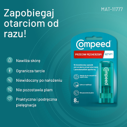 #1 – Compeed Sztyft przeciw pęcherzom, 8 ml