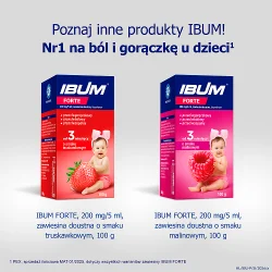 #3 – Ibum Forte Pure Zawiesina dla dzieci na b&oacute;l, gorączkę i stan zapalny, 100 g