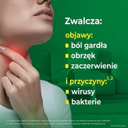 Zdjęcie produktu - #1 Hascosept - lek na b&oacute;l gardła, smak cytrynowo-miodowy, 24 pastylek