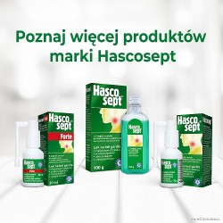 Zdjęcie produktu - #3 Hascosept - lek na b&oacute;l gardła, smak cytrynowo-miodowy, 24 pastylek