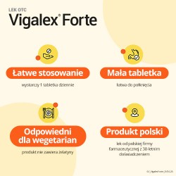 Zdjęcie produktu - #3 BIOFARM Vigalex Forte, Lek z witaminą D3 2000j.m., 60 tabletek