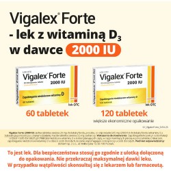 Zdjęcie produktu - #5 BIOFARM Vigalex Forte, Lek z witaminą D3 2000j.m., 60 tabletek