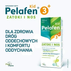 Miniaturka artykułu - #0 Pelafen Kid Zatoki i Nos płyn, 100 ml