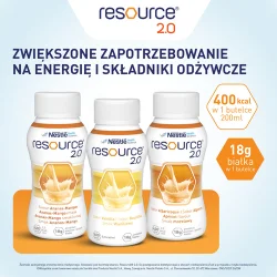 Miniaturka artykułu - #0 Resource 2.0 smak morelowy płyn, 4x200ml