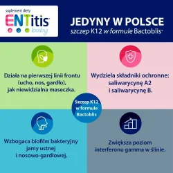 Miniaturka artykułu - #1 ENTitis Baby proszek o smaku truskawkowym, 30 sasz.