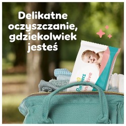 Zdjęcie produktu - #4 Pampers Sensitive Chusteczki nawilżane, 12x52szt. (łącznie 624 szt)
