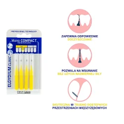 #3 – ELGYDIUM MONO COMPACT 2 szczoteczka międzyzębowa, 4szt.