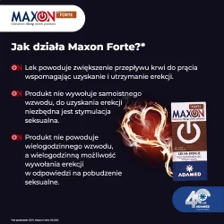 #2 – MAXON FORTE - Lek poprawiający erekcję 50 mg - 4 tabletki