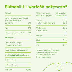 Zdjęcie produktu - #7 ZESTAW 6 x BoboVita obiadek warzywa z delikatną rybą, 190g