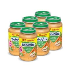 Zdjęcie produktu - #0 ZESTAW 6 x BoboVita Zupka rosołek z kurczaka z ryżem, 190g