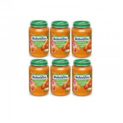 Zdjęcie produktu - #0 ZESTAW 6 x BoboVita Zupka pomidorowa z kurczakiem i ryżem, 190ml