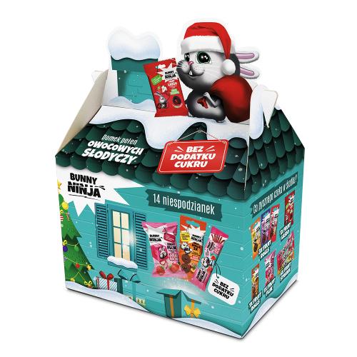 Miniaturka artykułu - BUNNY NINJA Mix owocowych słodyczy, 12 szt.