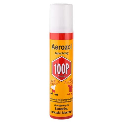 Miniaturka artykułu - 100P Aerozol ochronny przeciw komarom, kleszczom i meszkom, 75 ml