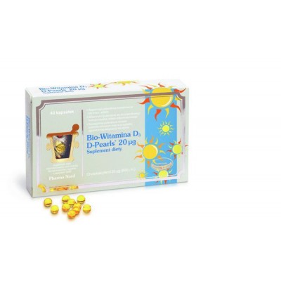 Zdjęcie produktu - BIO-WITAMINA D3 PEARLS - 40 kapsułek