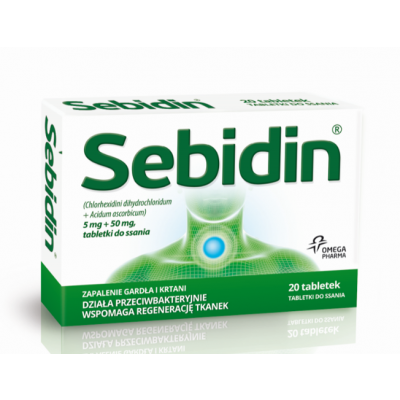 Zdjęcie produktu - SEBIDIN - 20 tabletek
