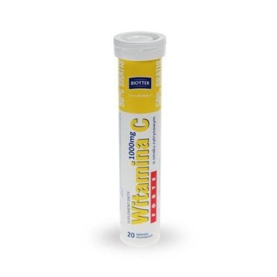 Miniaturka artykułu - WITAMINA C FORTE 1000 mg BIOTTER - 20 tabletek