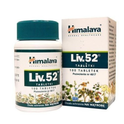 Miniaturka artykułu - HIMALAYA LIV 52, 100 tabletek