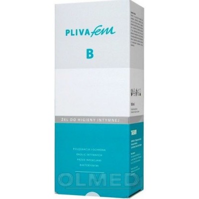 Miniaturka artykułu - PLIVAFEM B żel do higieny intymnej - 100 ml